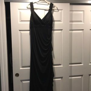 Like new Beautiful Polyester long Black Gown